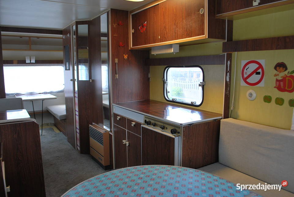 DUŻA PRZYCZEPA KEMPINGOWA KNAUS NA DZIAŁKĘ Grzebowilk