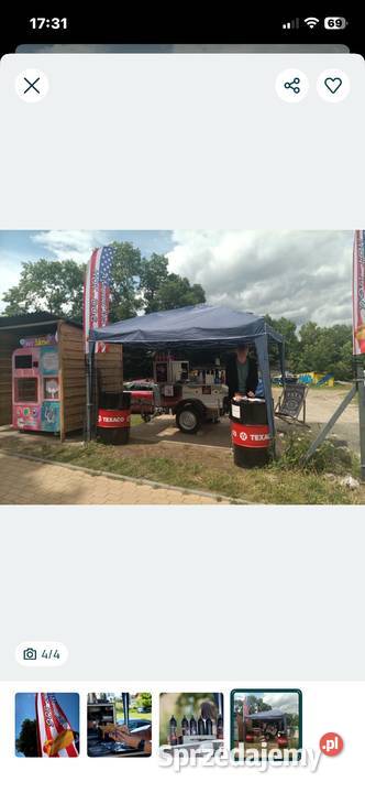 Przyczepa do Hot Dogów Amerykanskich Mosty