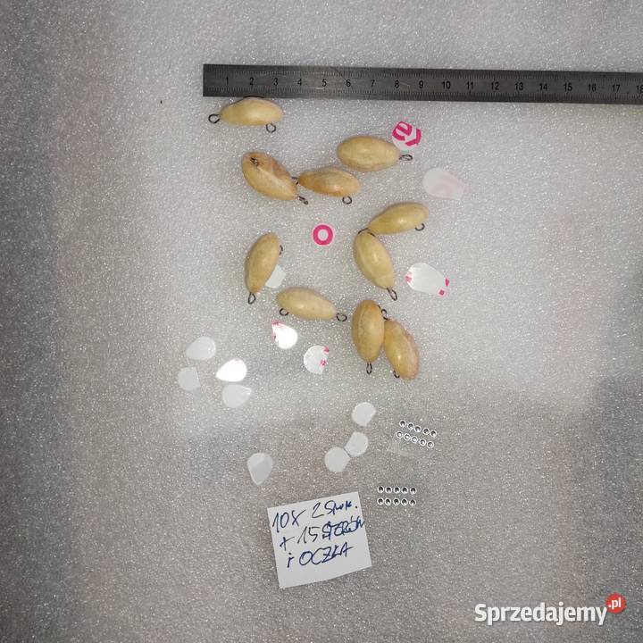 Korpusy woblerków dł 35 mm stery i oczka do nich dolnośląskie