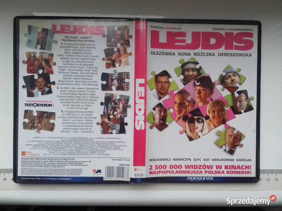 Film VCD Lejdis w oryginalnym opakowaniu 2 płyty dubbing Bydgoszcz