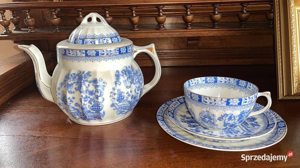 Filiżanka z talerzem SORAU China Blau Seria Gdańsk