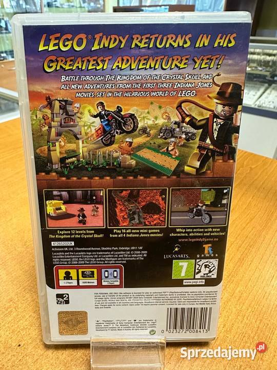 Gra na PSP Lego Indiana Jones 2 The Adventure