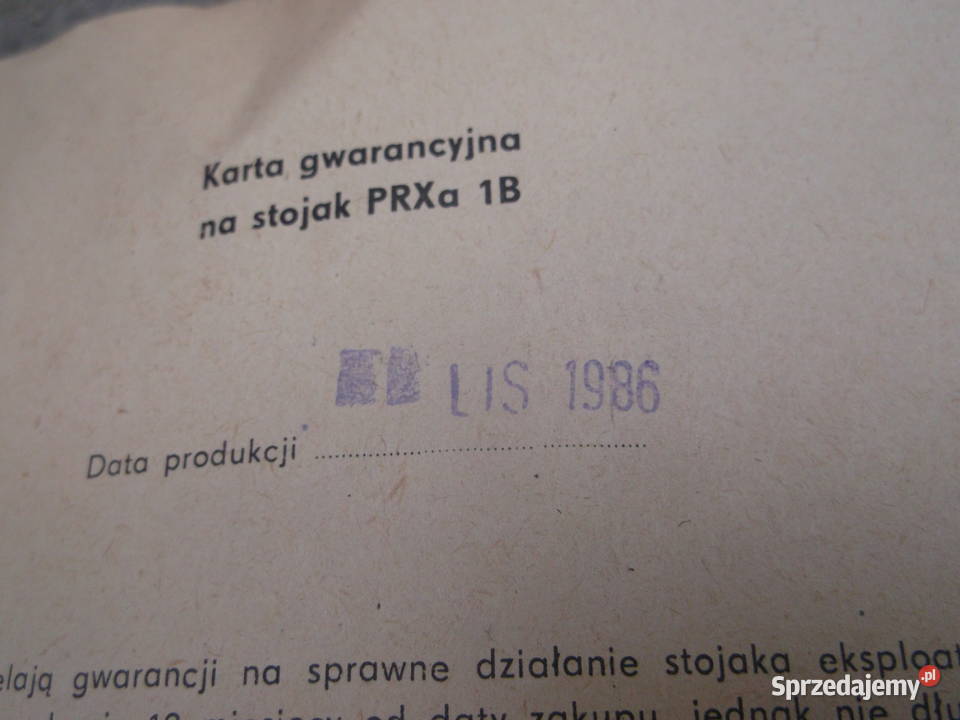 Stojak wiertarki Celma PRXa 1B lubelskie Sobieska Wola Pierwsza sprzedam