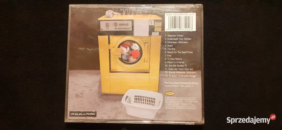 Shakira Laundry Service CD 1 płyta kujawsko-pomorskie
