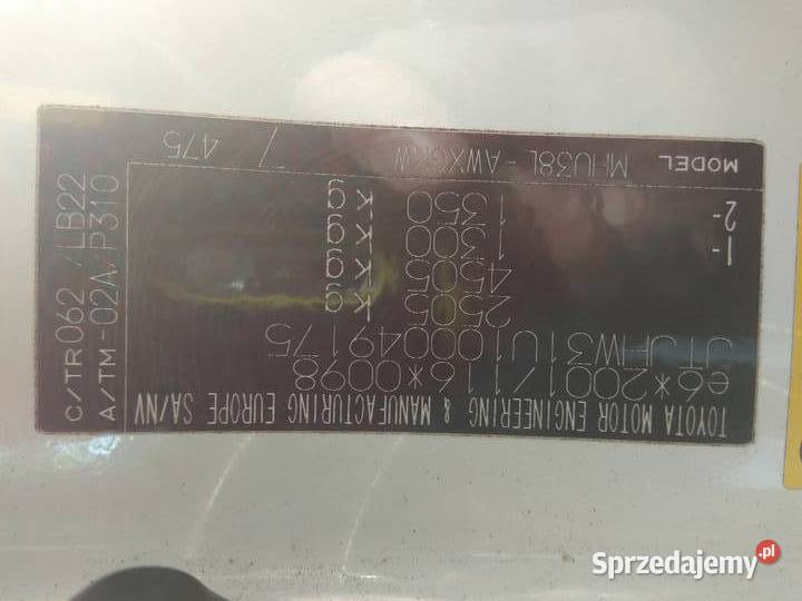 Lexus RX II osłona tunelu prawa 5853348030 Toruń sprzedam