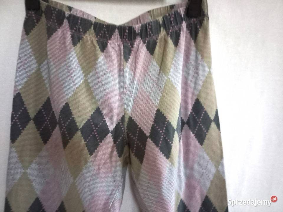 Spodnie romby Legginsy damskie r 40 wzór HIT