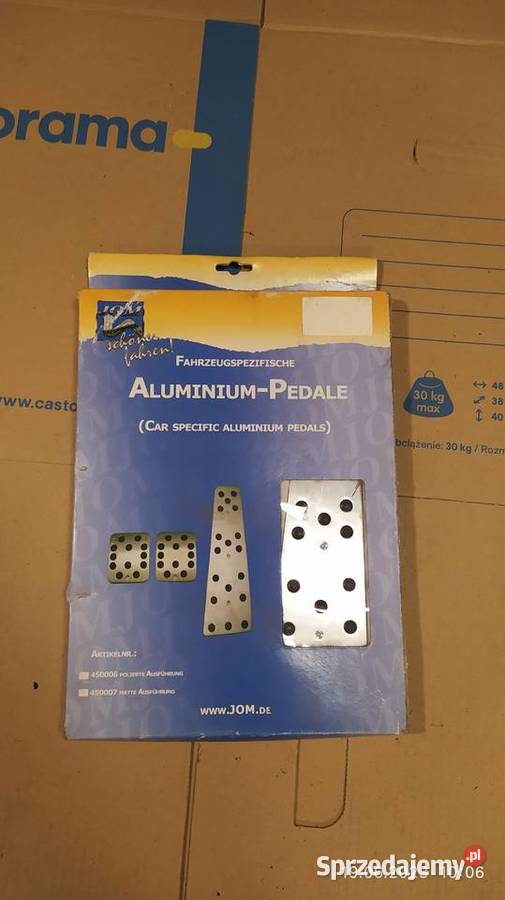 Aluminiowe nakładki na pedały BMWe36e38