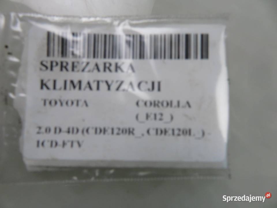 KOMPRESOR KLIMATYZACJI TOYOTA COROLLA E12 20 D4D