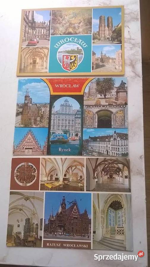 pocztówki widokówki z Wrocławia śląskie Gliwice