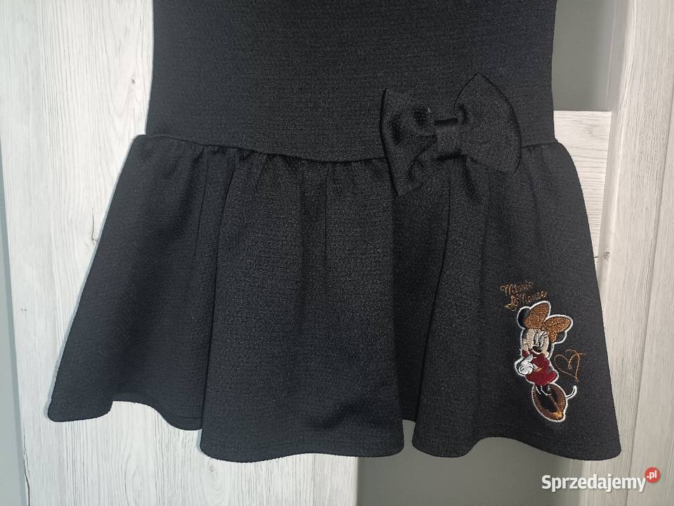 Sukienka czarna Myszka Minnie CA 116 pomorskie Kwidzyn