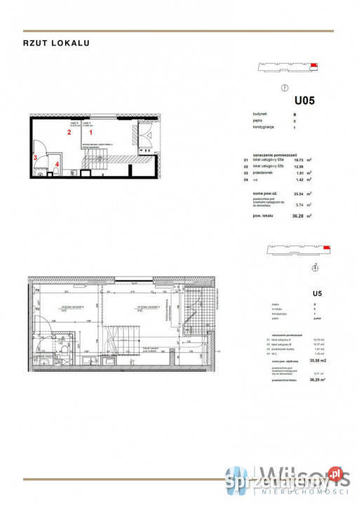 Lokal 36m2 Warszawa 36m2