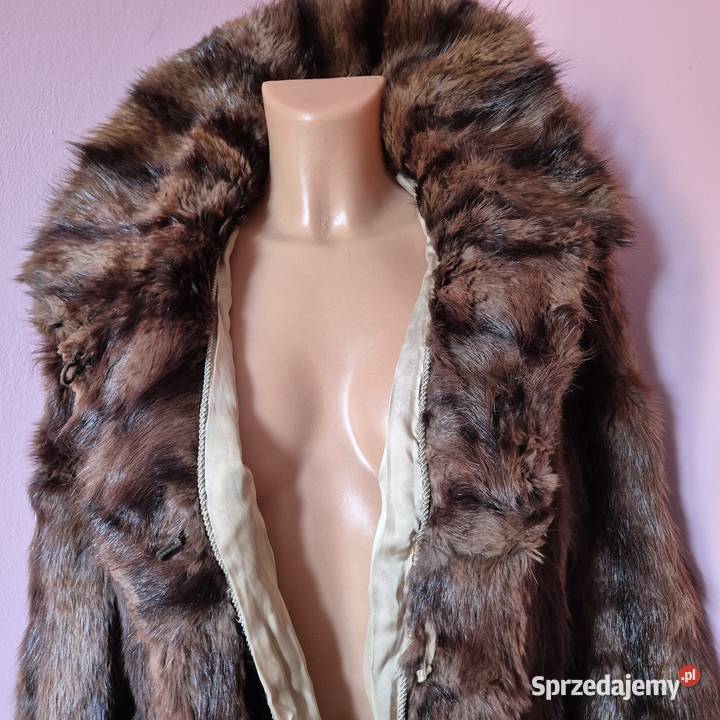 Futro z norek vintage Brzesko
