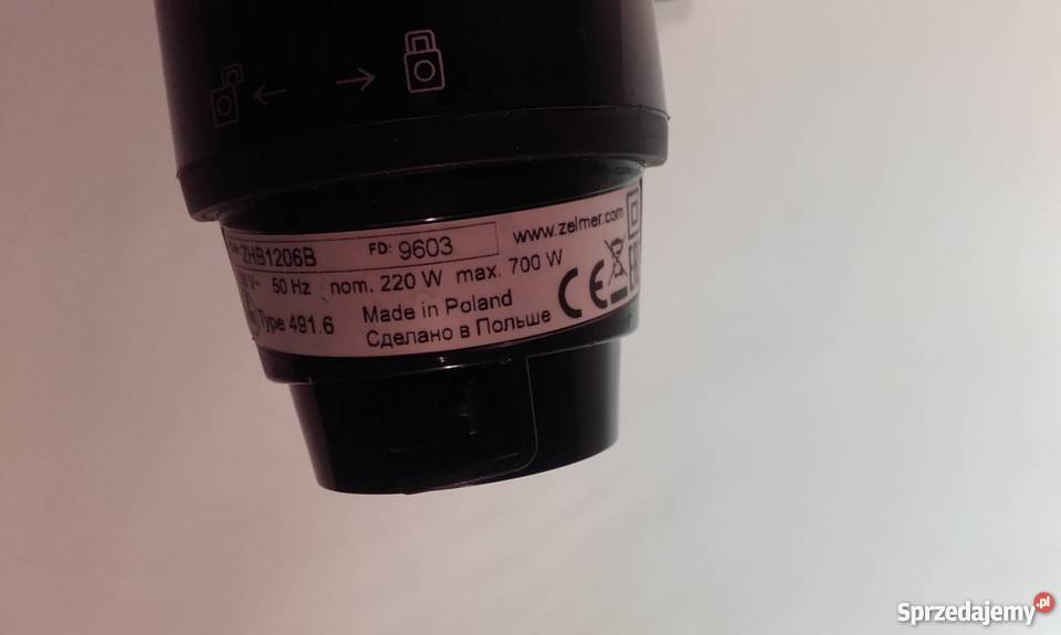 700W BLENDER ZELMER 4916 ZHB1206B CZARNY OKAZJA