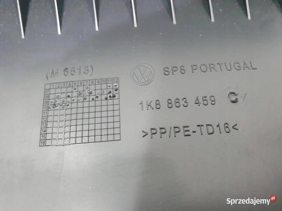 OSŁONA PASA TYŁ BAGAŻNIKA VW SCIROCCO 1K8863459C wielkopolskie