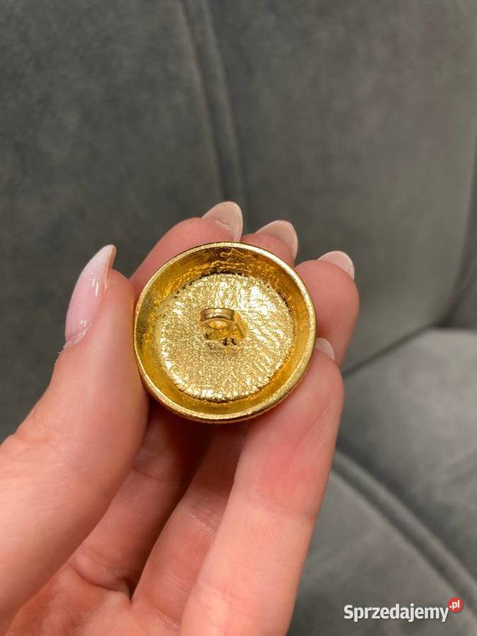 Nowe biżuteryjne złote guziki vintage luksus z podkarpackie Nisko