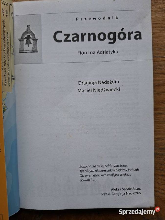 Czarnogóra Fiord Adriatyku przewodnik Bezdroża Kraków