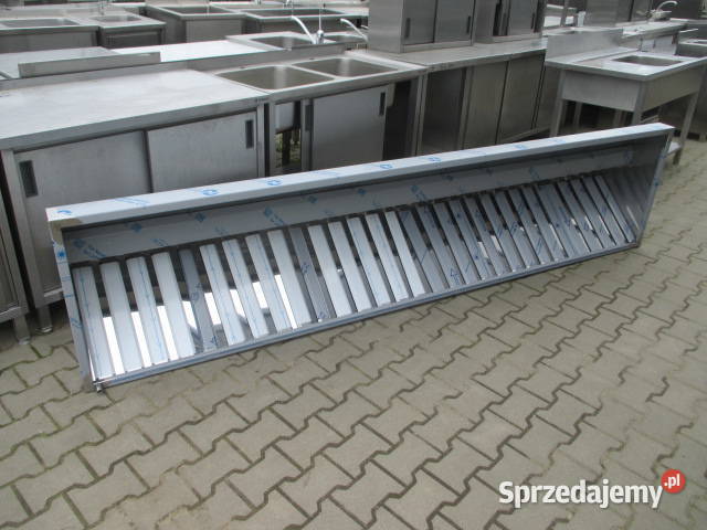 OKAP GASTRONOMICZNY TRAPEZOWY Z FILTRAMI 3007040 Ostrów Wielkopolski sprzedam