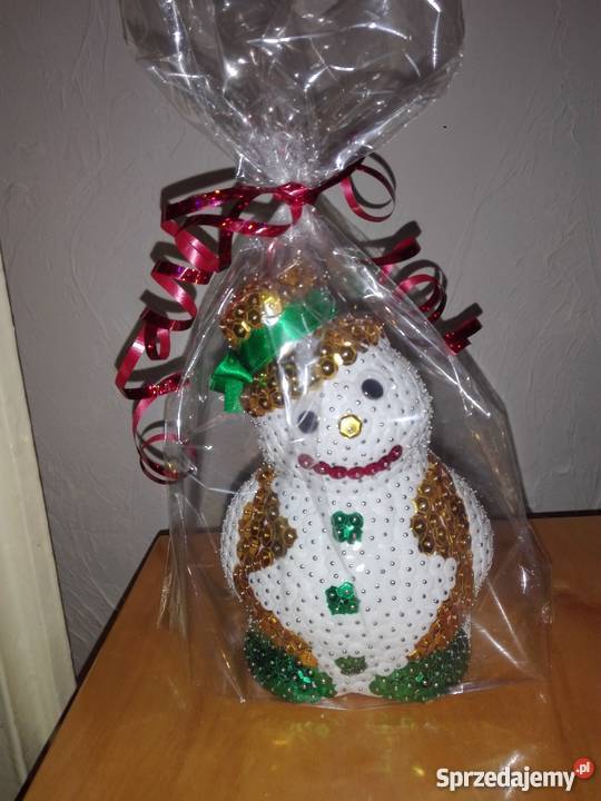 Balwanki styropianowe cekiny swieta prezent wielokolorowy kujawsko-pomorskie
