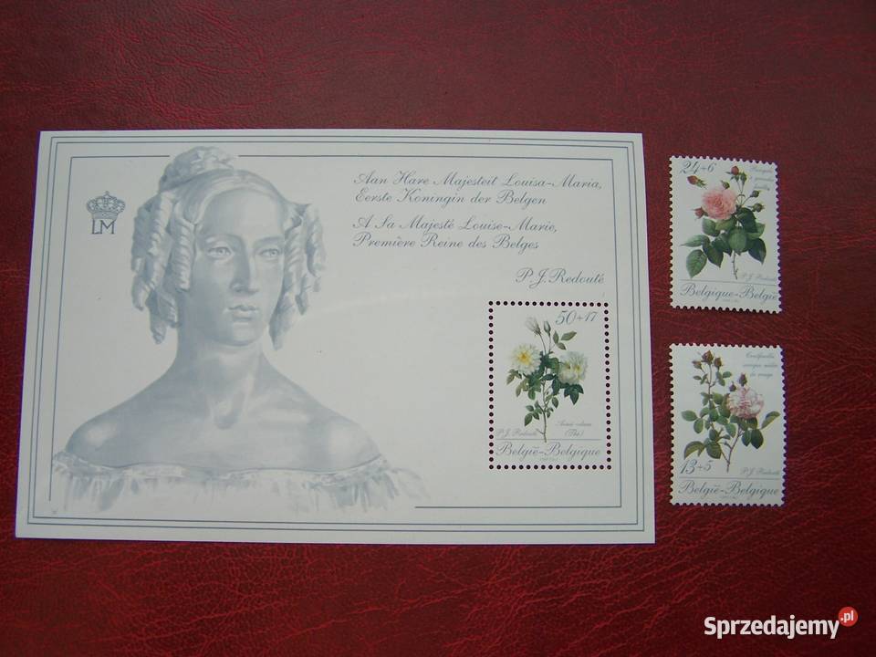 Belgia 1989 MNH Mi 237071 Flora Róże Kwiaty Tychy