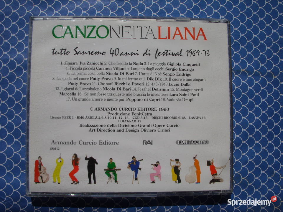 Skladanka CD CANZONE ITALIANA2 CD 1990 CD Płyty i kasety Wołów
