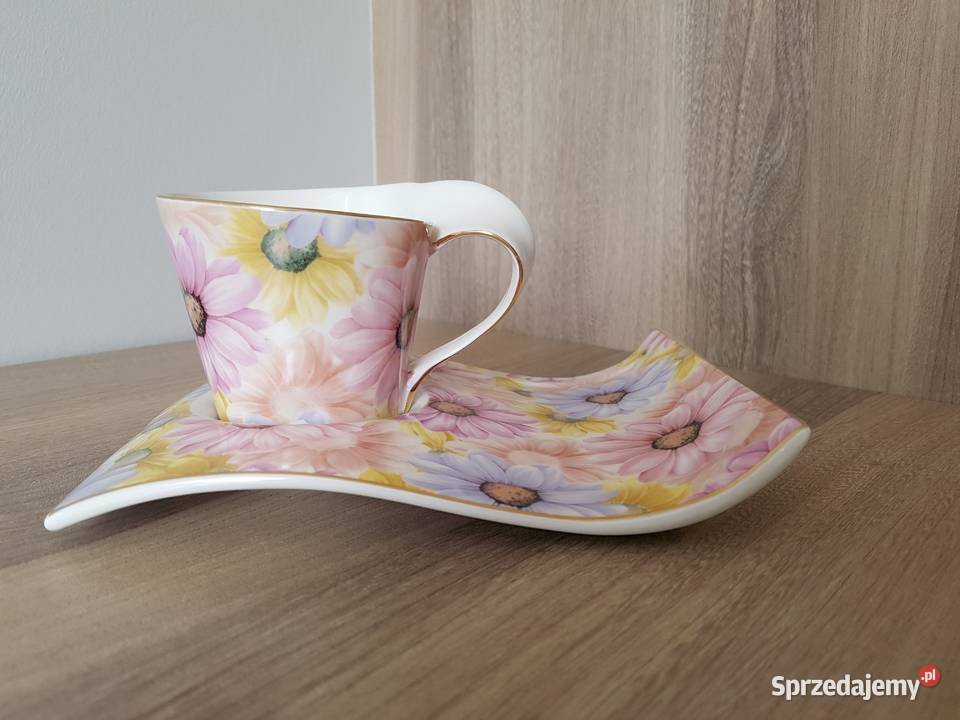 Filiżanka porcelanowa asymetryczna Staffordshire małopolskie Nowy Sącz