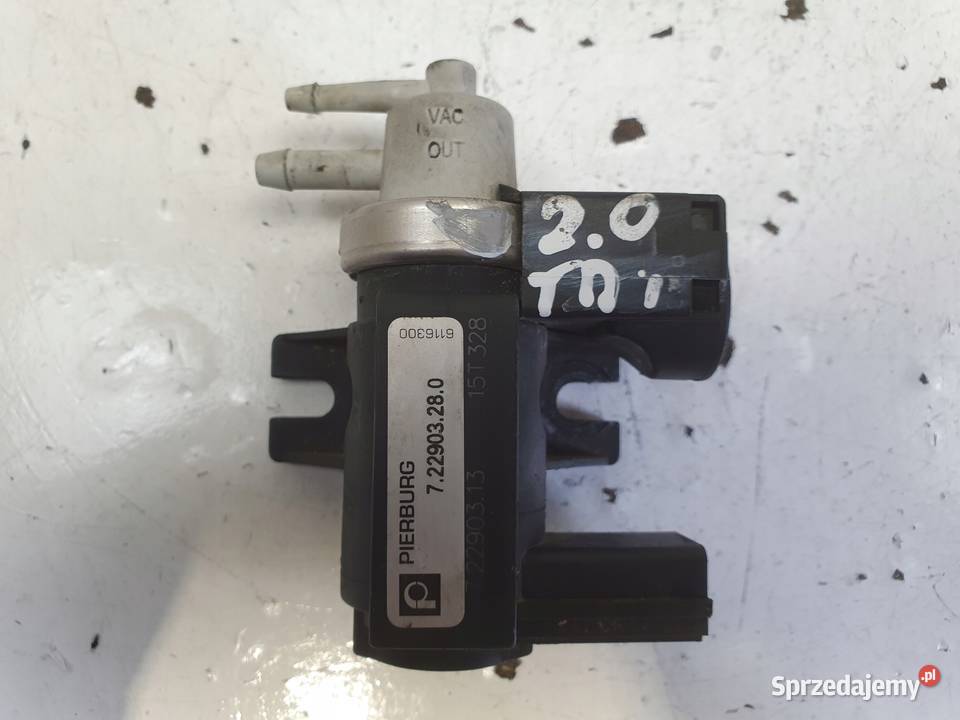 Audi A4 B7 20 TDI ZAWÓR PODCIŚNIENIA Pierburg lubelskie Rudka