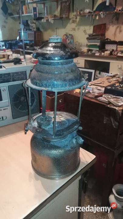 Stara lampa naftowa szturmowa ciśnieniowa Hasag łódzkie Łódź sprzedam
