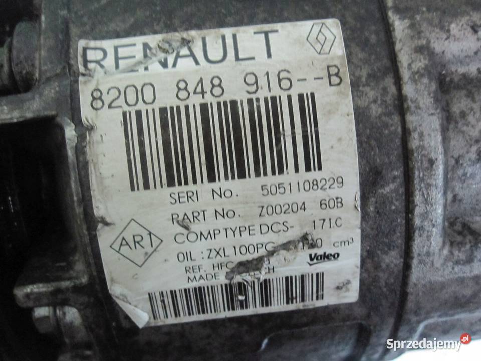 VIVARO TRAFIC 16 DCI R9M450 EURO 6 sprężarka osobowe Motoryzacja Kielce