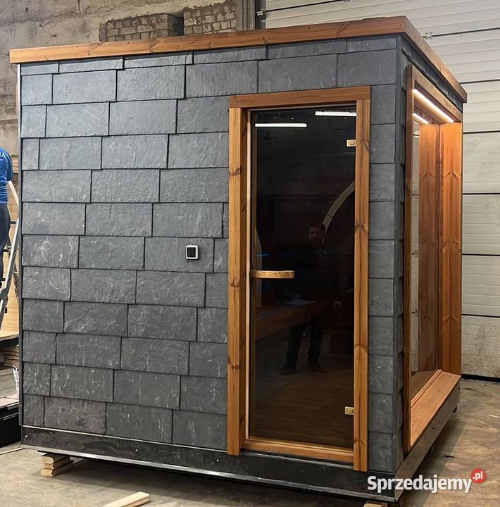 Modern Sauna Ogrodowa Bogato Wyposażona z Piecem Konstancin-Jeziorna