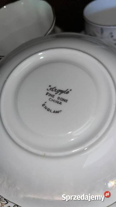 Talerzyk deserowy Syg Argyle England Porcelana i szkło Gdańsk