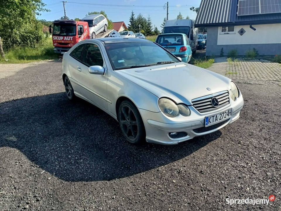 Mercedes C 220 Mercedes C klasa 22CDI 150 07r srebrny Tarnów