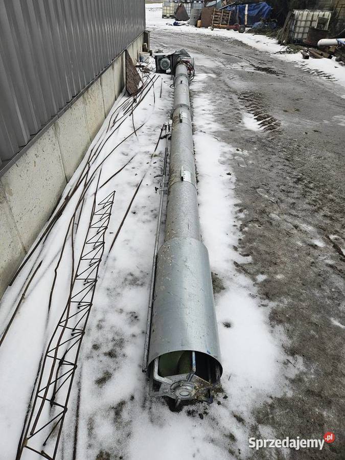 Przenosnik slimakowy U 250 200 3m z wózkiem Pleszew