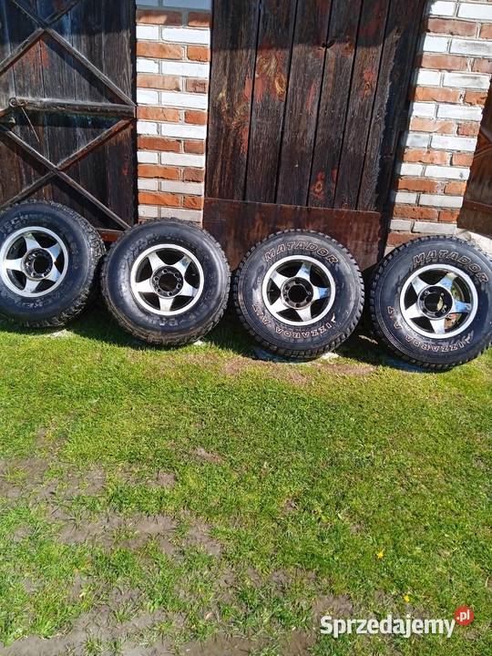 Felgi aluminiowe 15 rozstaw 6x1397 terenowe Koła i felgi Goraj sprzedam