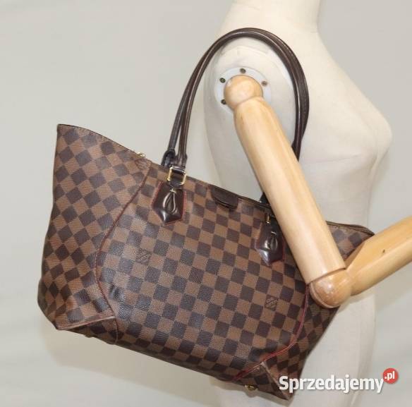 Oryginalna LOUIS VUITTON Damier Ebene Kaysa MM Dla kobiet Warszawa sprzedam