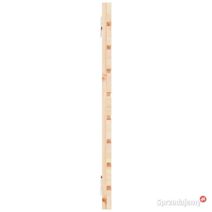 Wezgłowie łóżka 146x3x63 lite drewno sosnowe