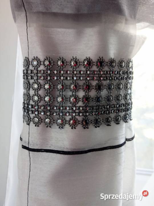 Upięcia firan cyrkonie zestaw Chrzanów