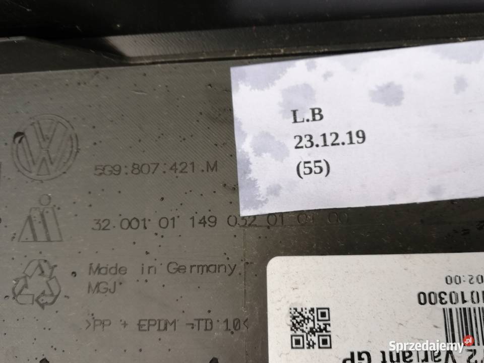 ZDERZAK TYLNY VOLKSWAGEN GOLF VII LIFT KOMBI PDC Nowy Tomyśl