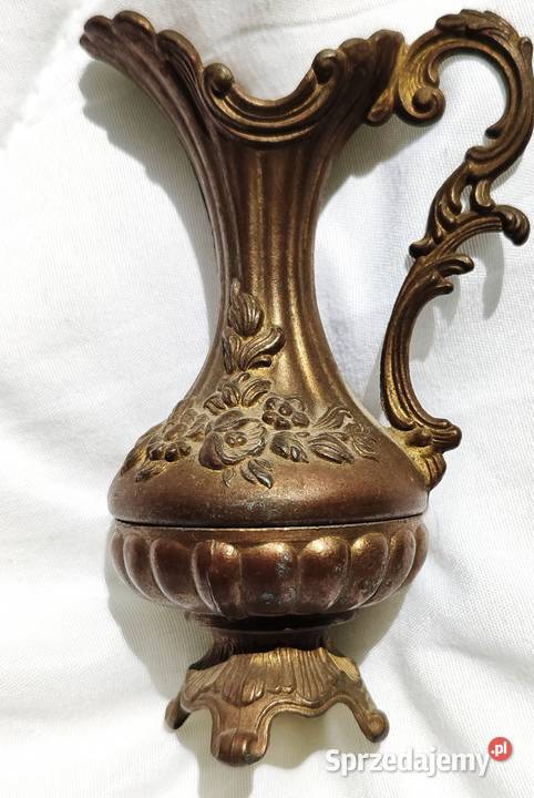 Dzbanek ozdobny mosiężny amfora Gdańsk