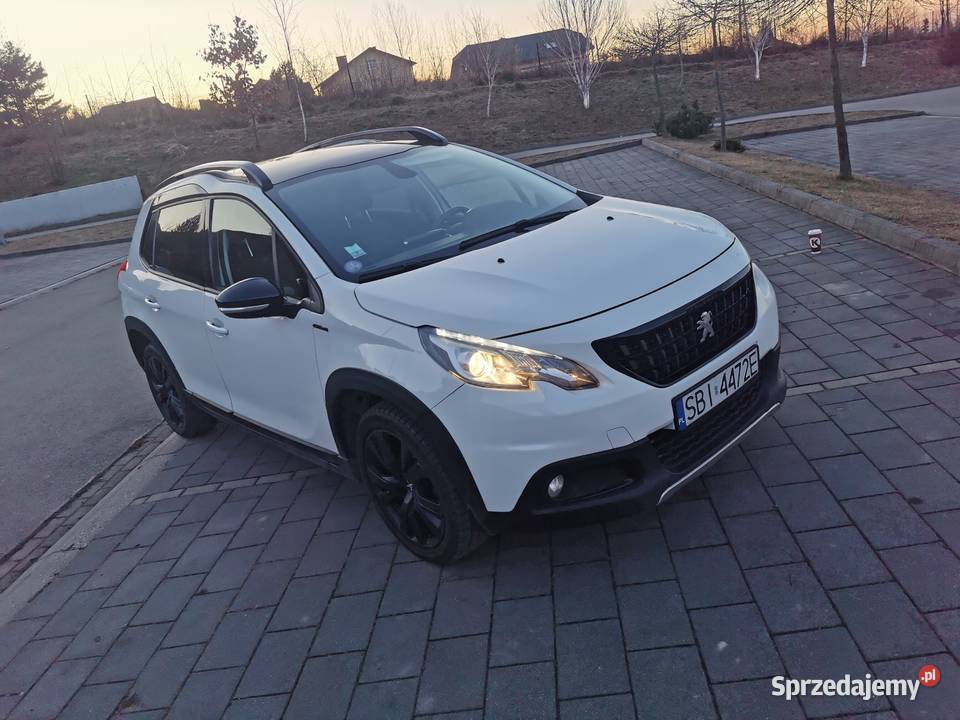 Peugeot 2008 12 110 GT LINE PANORAMA nieuszkodzony 2008 śląskie sprzedam