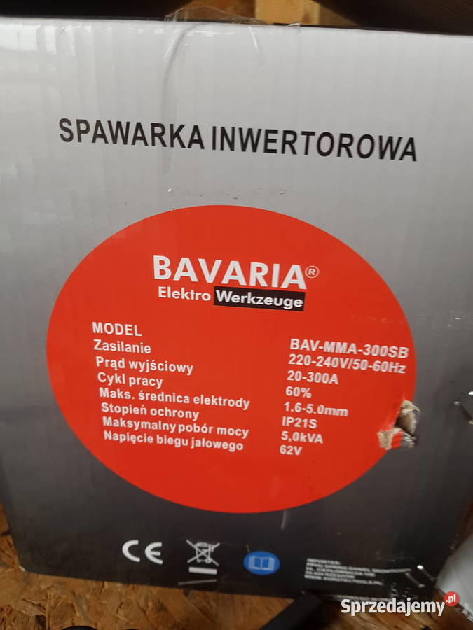 SPAWARKA INWERTOROWA MMA BAVARIA IGBT 300A LCD Spawanie i zgrzewanie Głogowa