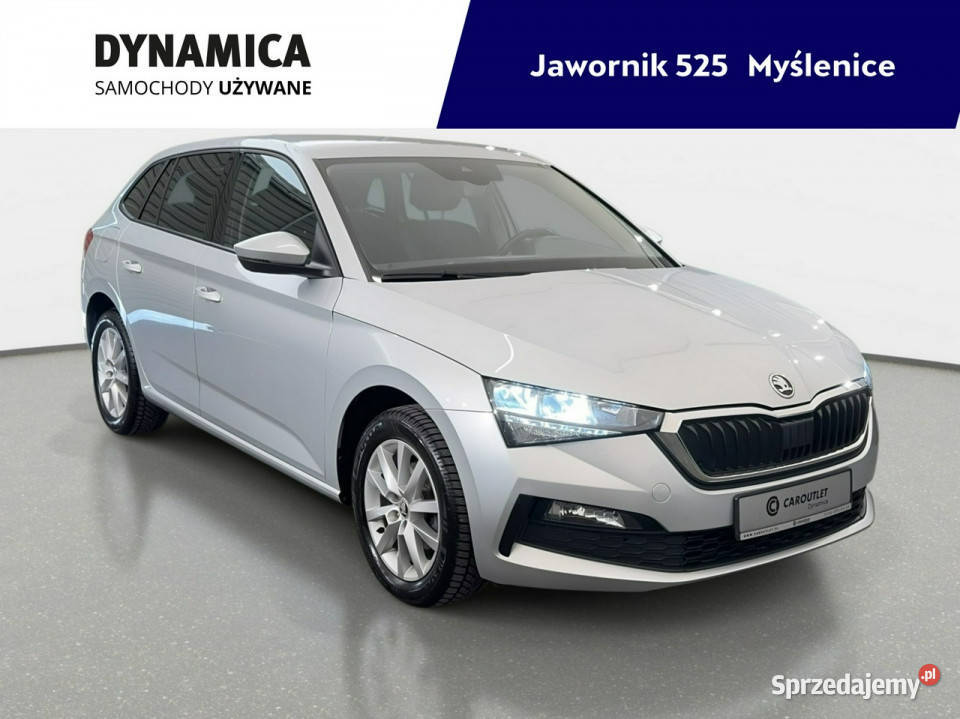 koda Scala VAT 23 Ambition 10TSI 110 M6 2022 r srebrny Myślenice