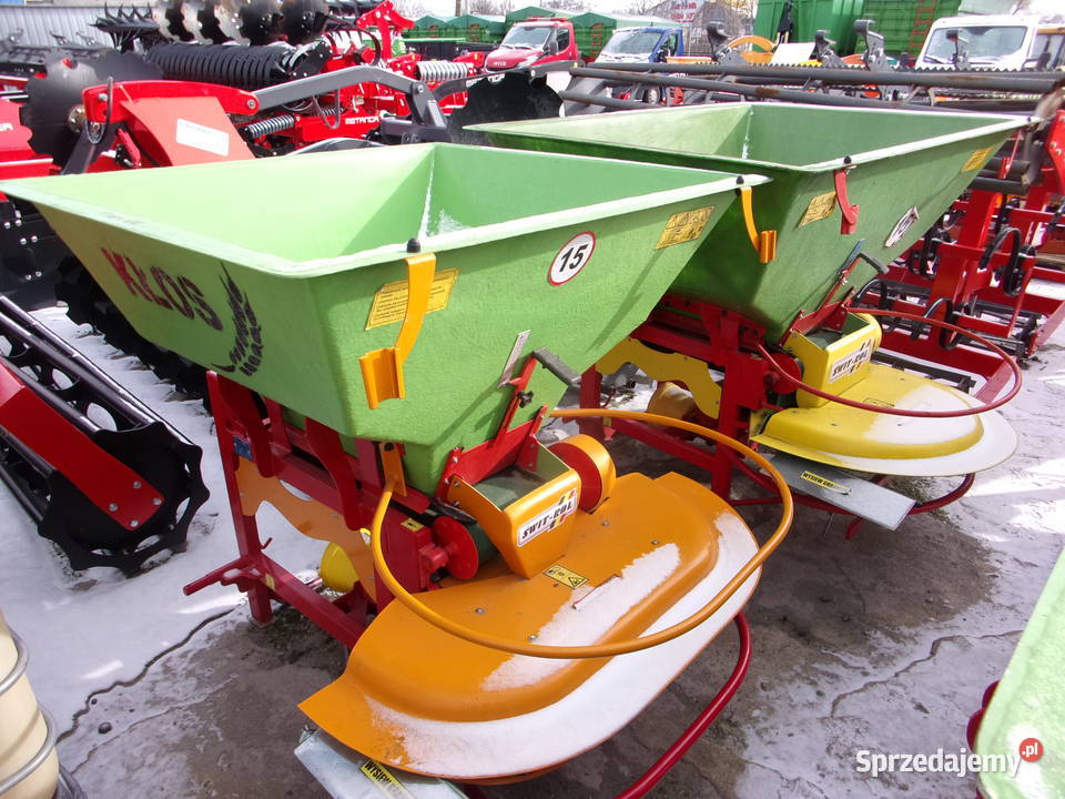 Rozsiewacz nawozowowapienny KŁOS 600 2tarczowy w nieuszkodzony Opoczno sprzedam