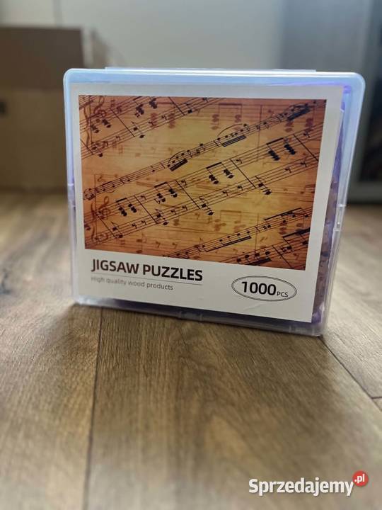 Puzzle muzyczne 1000 el nuty pianino Pozostałe sprzedam