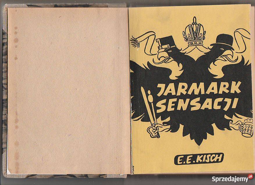7335 JARMARK SENSACJI EGON ERWIN KISCH Proza i poezja Czyrna