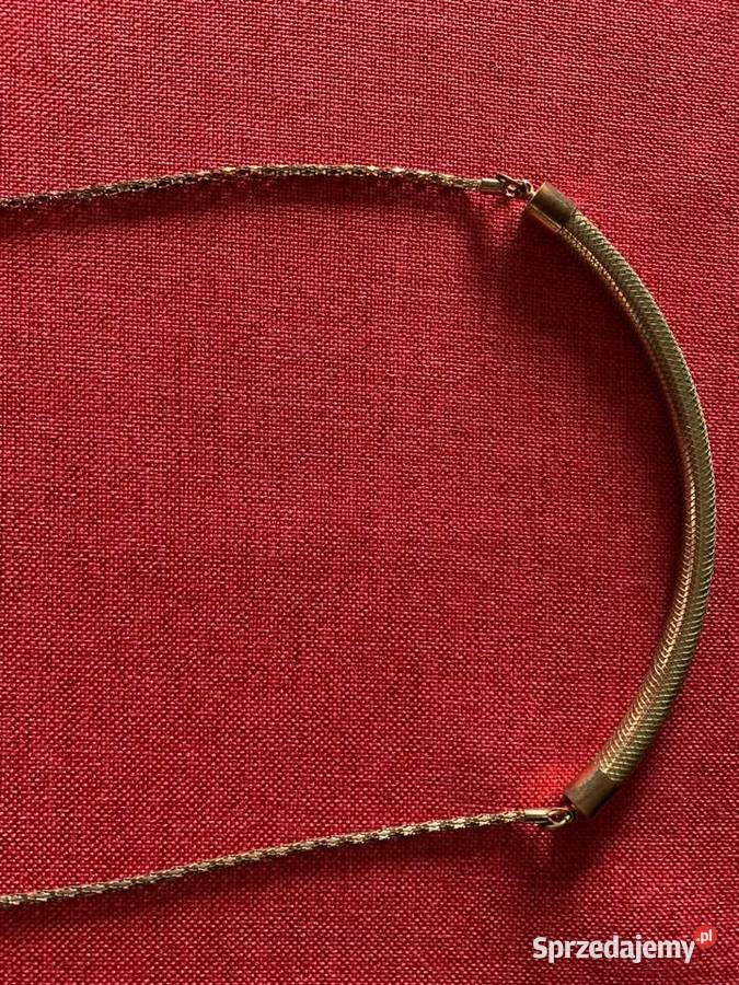 Naszyjnik w kolorze złotym biżuteria sztuczna Częstochowa