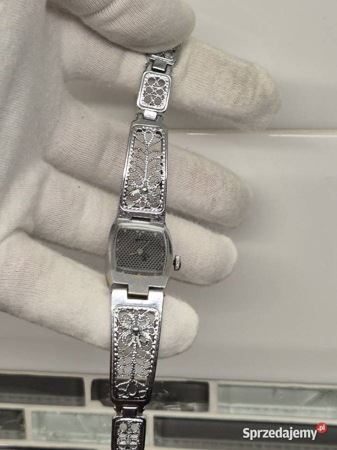 Zegarek koktajlowy ażurowy ŁuczLuch Chorzów