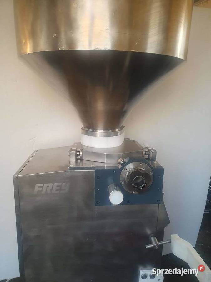 Nadziewarka Frey z porcjomatem płynną regualcją Produkcja Myszków