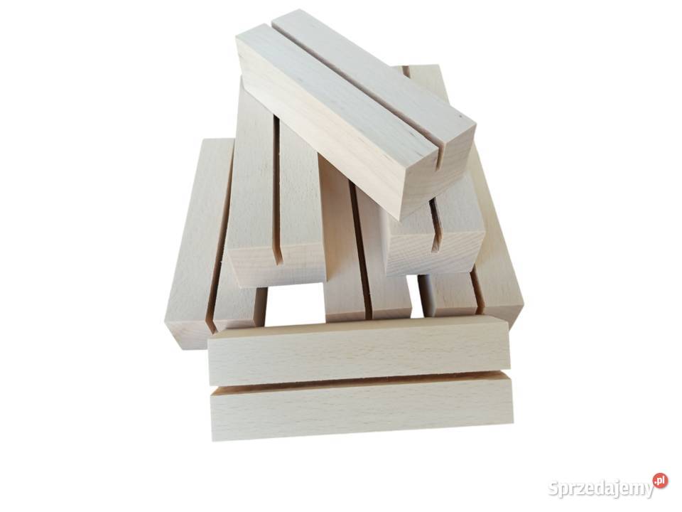 Drewniane podstawki bukowe pod plexi sklejkę Skawica