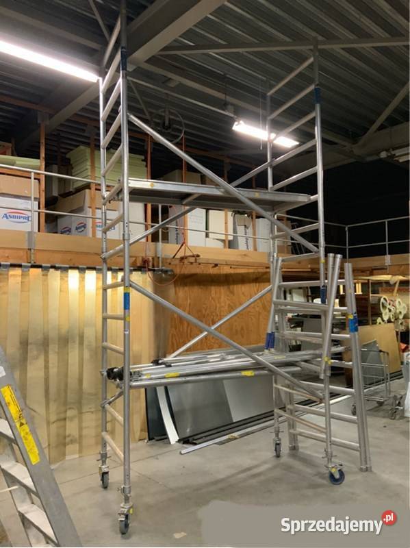 Aluminiowe rusztowanie przejezdne wysokość Bydgoszcz sprzedam