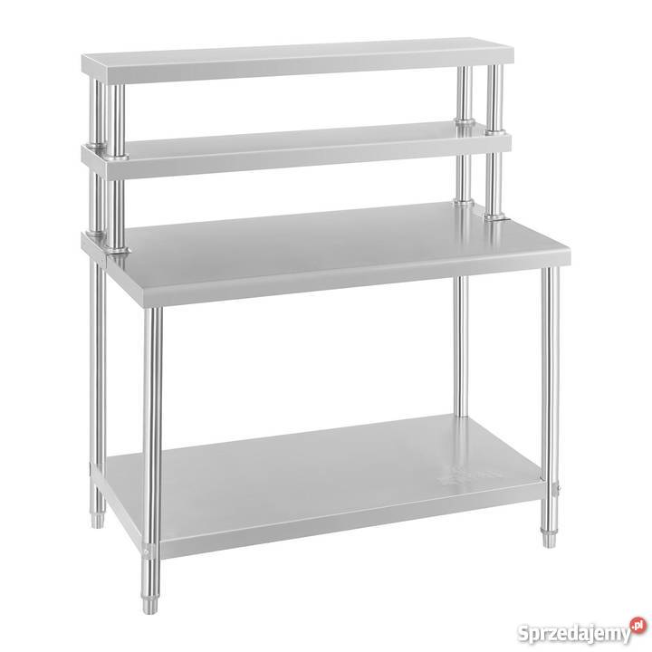 Stół blat roboczy 120x60 z nadstawą stal Częstochowa